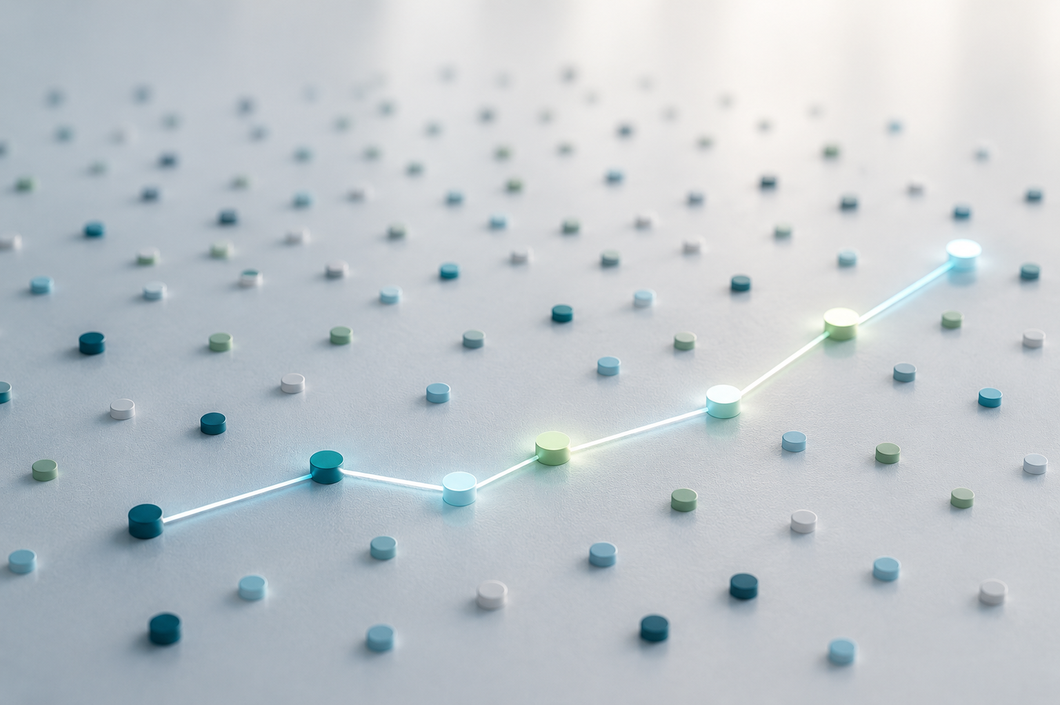 data signal emerging from the noise